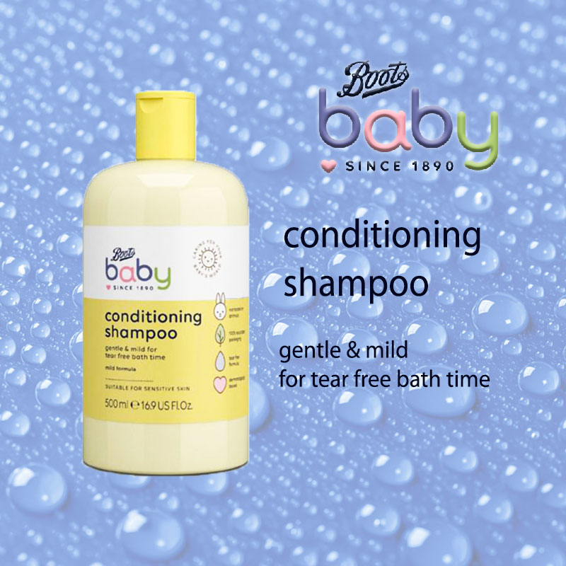 BOOTS BABY CONDITIONING SHAMPOO 500 ML